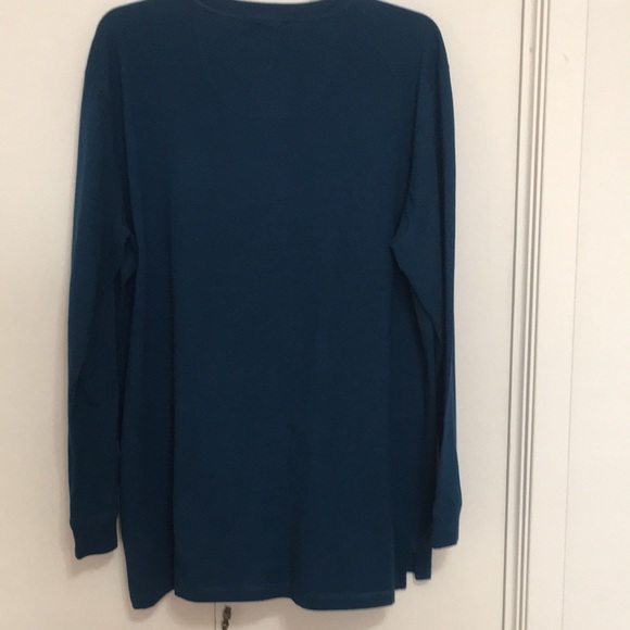 NORTHCREST Henley Cotton Poly Blend Men’s Knit Shirt - Picture 2 of 11